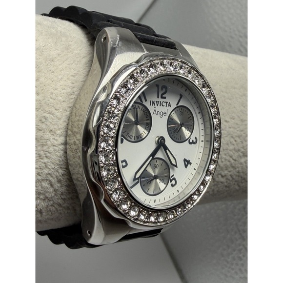 Invicta Angel Tritnite‎ 1647 New Battery Ladies Watch 38MM 7.5\